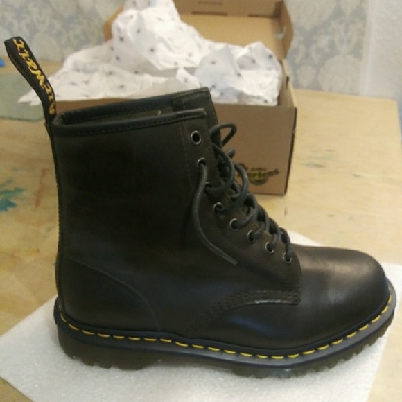 doc martens dark taupe